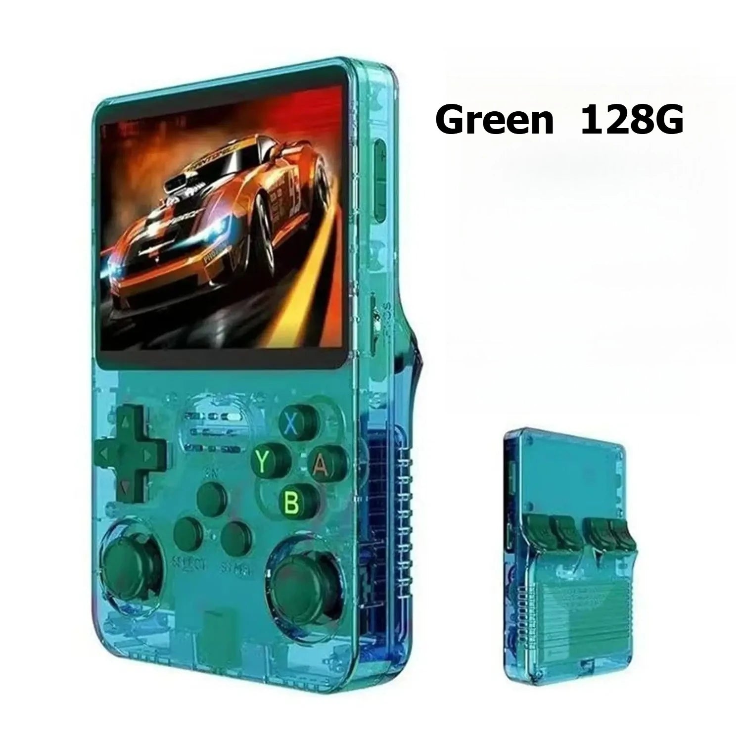 Open Source R36S Retro Handheld Video Game Console Linux System 3.5 Inch IPS Screen Portable Pocket Video Player R35S 64GB Games