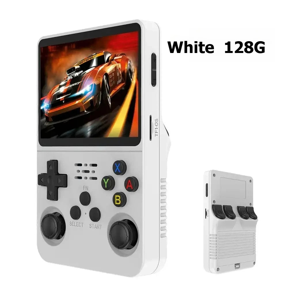 Open Source R36S Retro Handheld Video Game Console Linux System 3.5 Inch IPS Screen Portable Pocket Video Player R35S 64GB Games