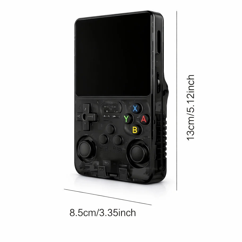Open Source R36S Retro Handheld Video Game Console Linux System 3.5 Inch IPS Screen Portable Pocket Video Player R35S 64GB Games