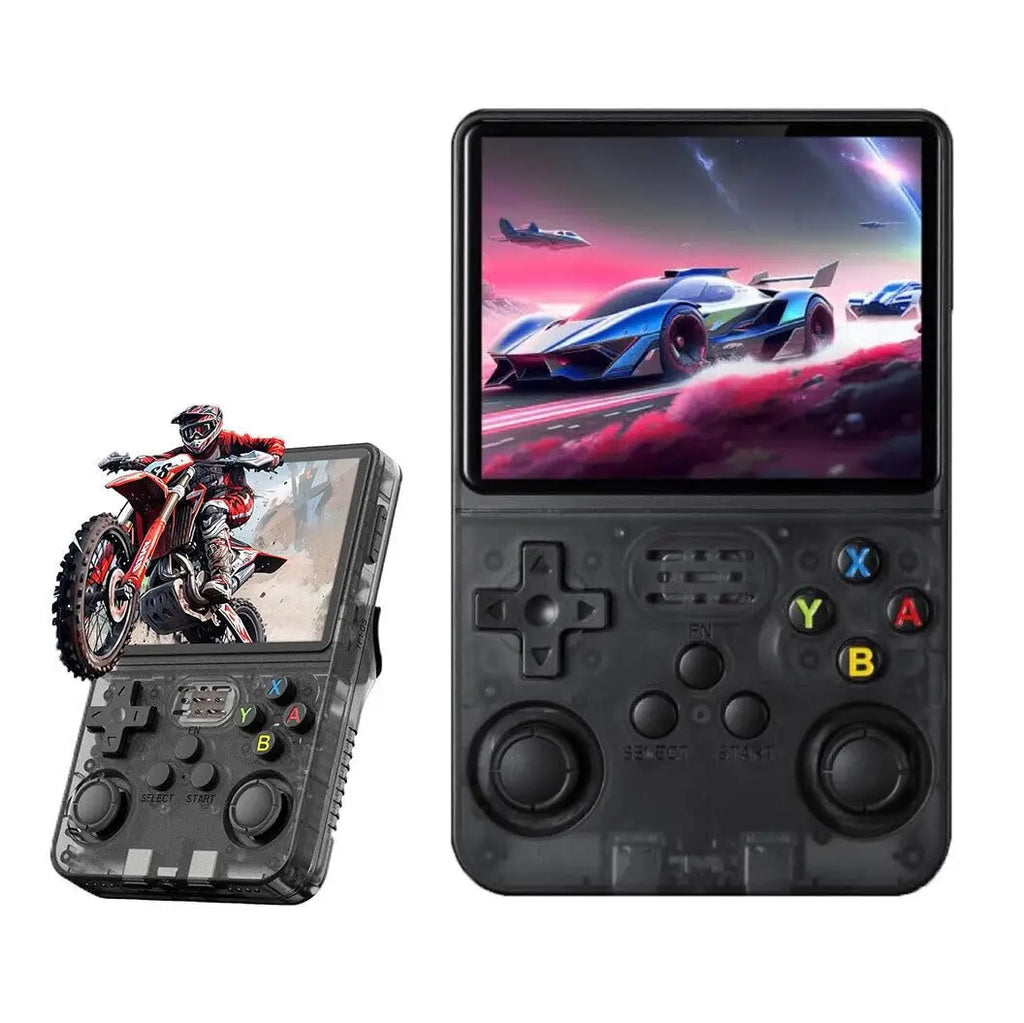 Open Source R36S Retro Handheld Video Game Console Linux System 3.5 Inch IPS Screen Portable Pocket Video Player R35S 64GB Games